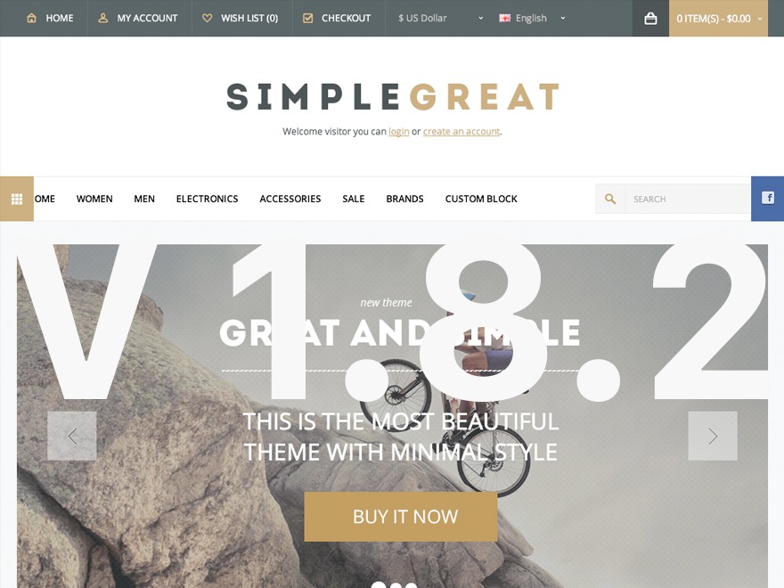 SimpleGreat WordPress store theme SimpleGreat WordPress store theme