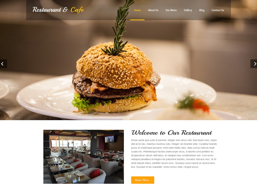 SKT Restaurant Pro WordPress ecommerce theme