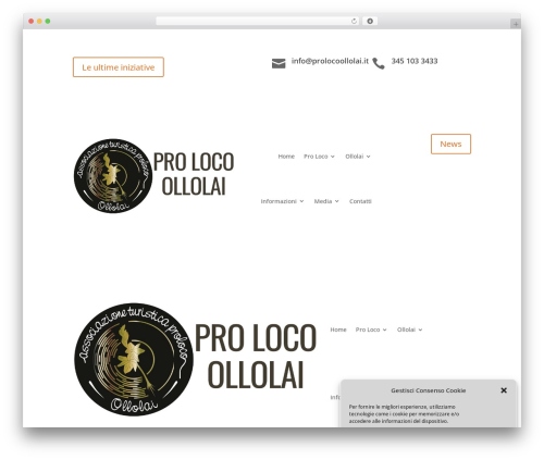 Theme WordPress Divi - prolocoollolai.it