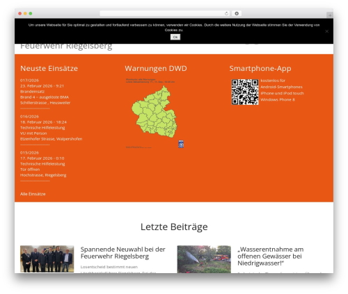 Theme WordPress Appointment - ff-riegelsberg.de