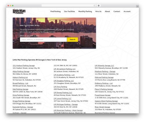 Theme WordPress Chirp - littlemanparking.com