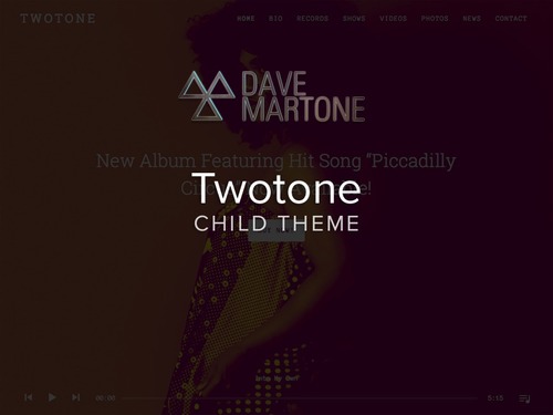 Twotone — WordPress Music Themes by AudioTheme