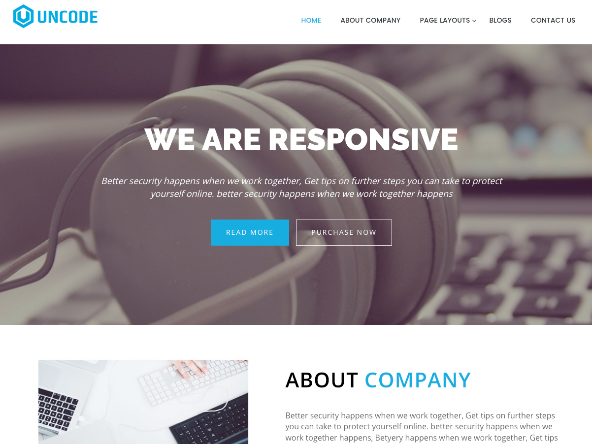 Uncode Pro theme WordPress