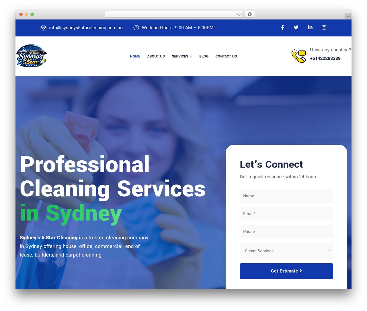 WordPress theme Cleanu - sydneys5starcleaning.com.au WordPress theme Cleanu - sydneys5starcleaning.com.au