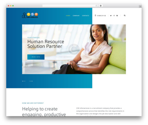 WordPress theme HR Advisor - csrinfoservices.com