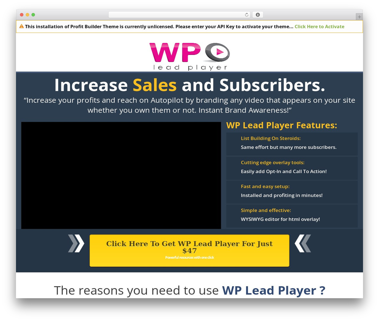 WordPress theme PBTheme - wpleadplayer.com WordPress theme PBTheme - wpleadplayer.com