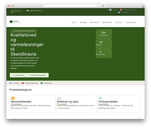 WordPress theme Toolmin - baltictrade.no