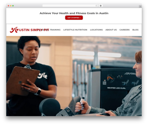 ASF WordPress theme - austinsimplyfit.com