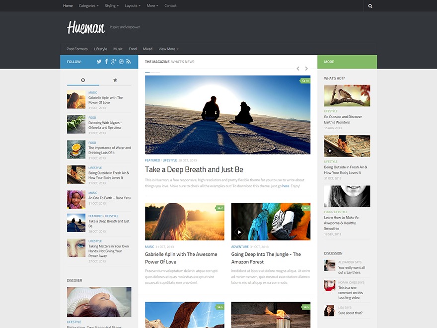 AstroClay WordPress theme by Create Great Things