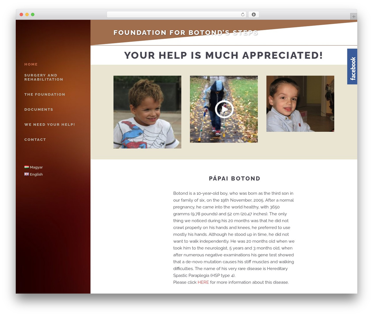 Bridge theme WordPress - papaibotond.hu