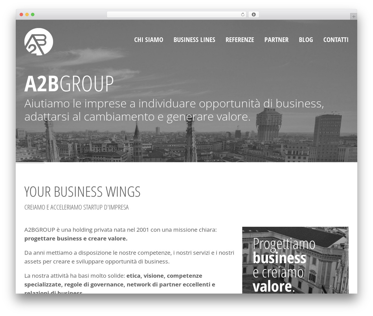 Cluster WordPress theme - a2bgroup.it Cluster WordPress theme - a2bgroup.it