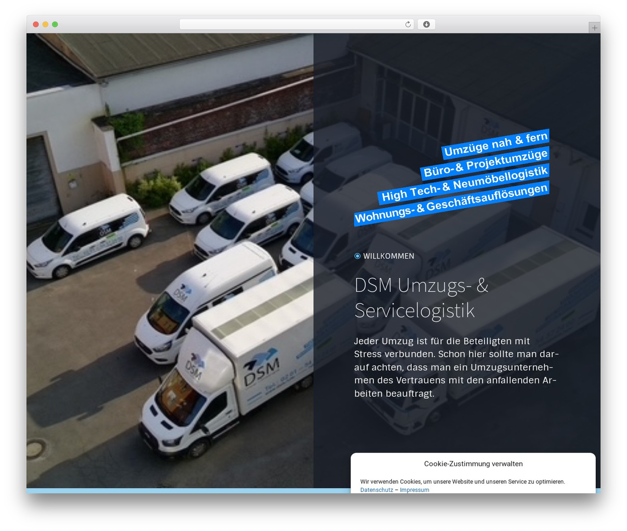 Constructor WordPress theme - dsm-umzuege-essen.de