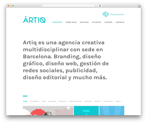 Typography WordPress plugin - artiq.es