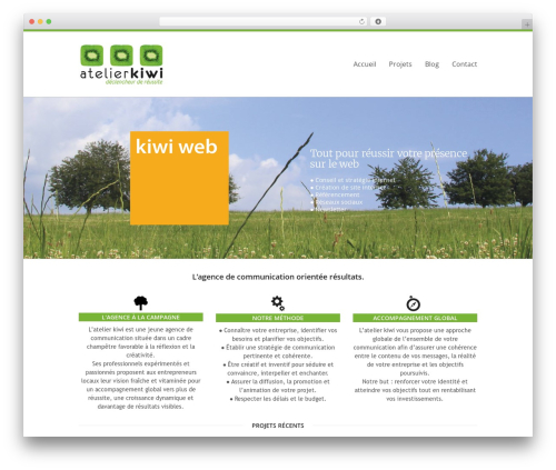 Extensio WordPress theme - atelierkiwi.fr
