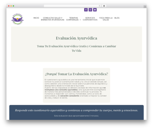 Lemon theme WordPress - ayurvedamarmaspa.com