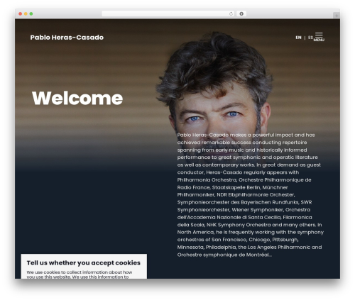 Origin Bio WordPress theme - pabloherascasado.com