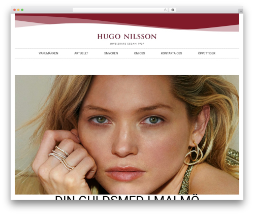Poza premium WordPress theme - hugonilsson.se