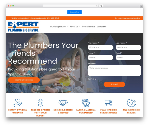 Reach Local business WordPress theme - expertplumbers.com
