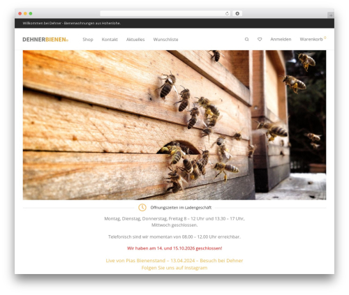 Nm portfolio WordPress plugin - dehner-imkereibedarf.de