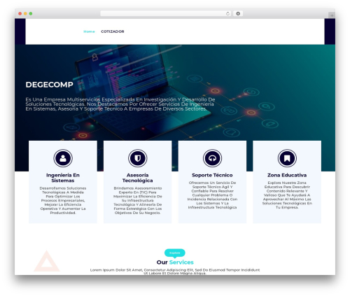 Spinsoft WordPress theme design - degecomp.com Spinsoft WordPress theme design - degecomp.com