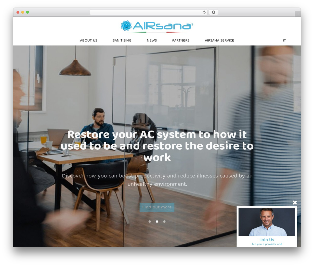 Tbasic WP theme - airsana.it