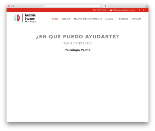 Theme WordPress Infinite - antonialozano.com