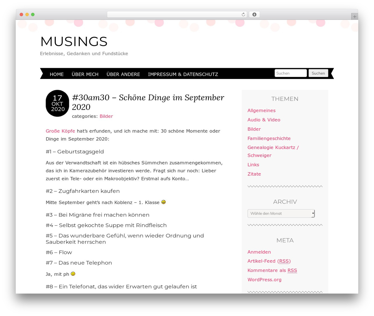 WordPress theme Adelle - astrid-kuckartz.de