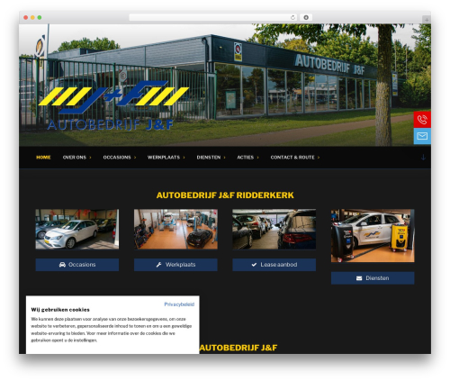 WordPress theme Autosoft Theme: Modena - autobedrijf-jenf.nl