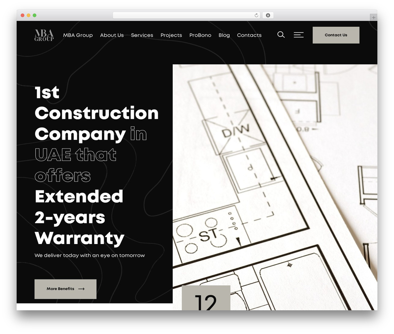 WordPress theme Consto - mba-g.com