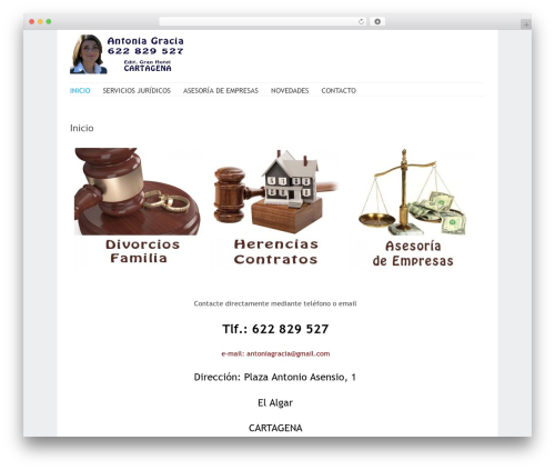 WordPress theme Delicate - antoniagracia.es WordPress theme Delicate - antoniagracia.es