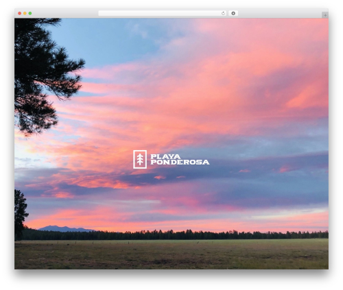 WordPress theme Fyrestarter - playaponderosa.com