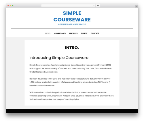 Amphibious WordPress theme - simplecw.com