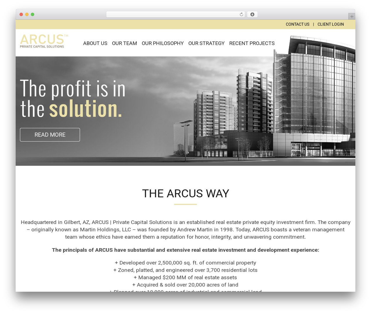 Arcus WordPress theme - arcuscapital.com Arcus WordPress theme - arcuscapital.com