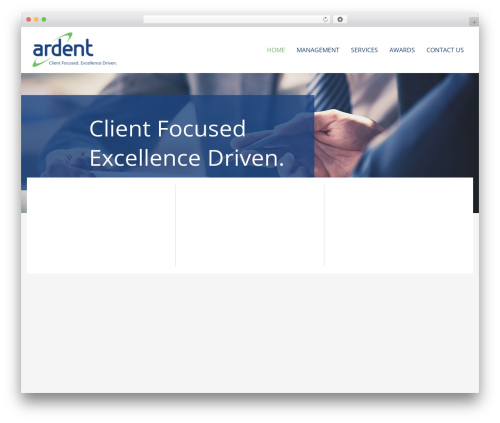 Ardent WordPress theme - ardent.com.sg