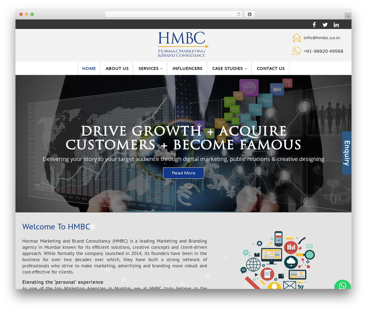 BIC Bootstrap WP Theme WordPress theme - www.hmbc.co.in
