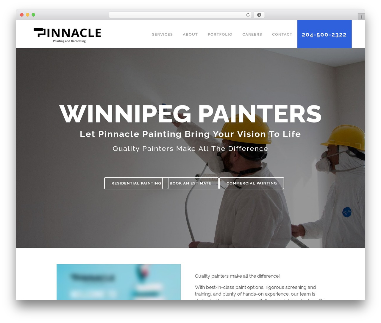 Bridge WP theme - paintwithpinnacle.com