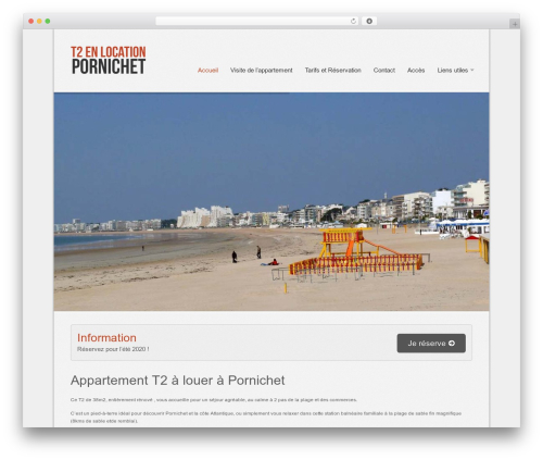 Chapter Two WordPress theme - appartementpornichet.com