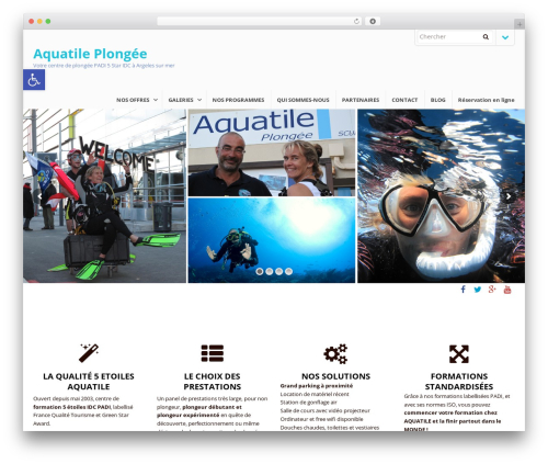 DynamiX theme WordPress - aquatile.fr