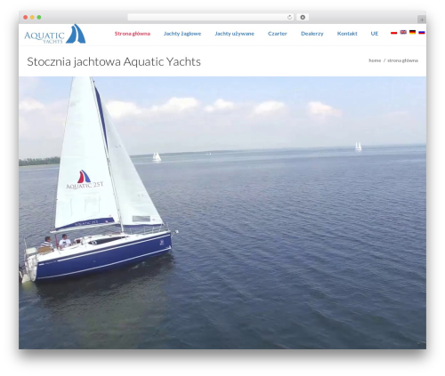Lambda WordPress theme - aquatic-yachts.pl