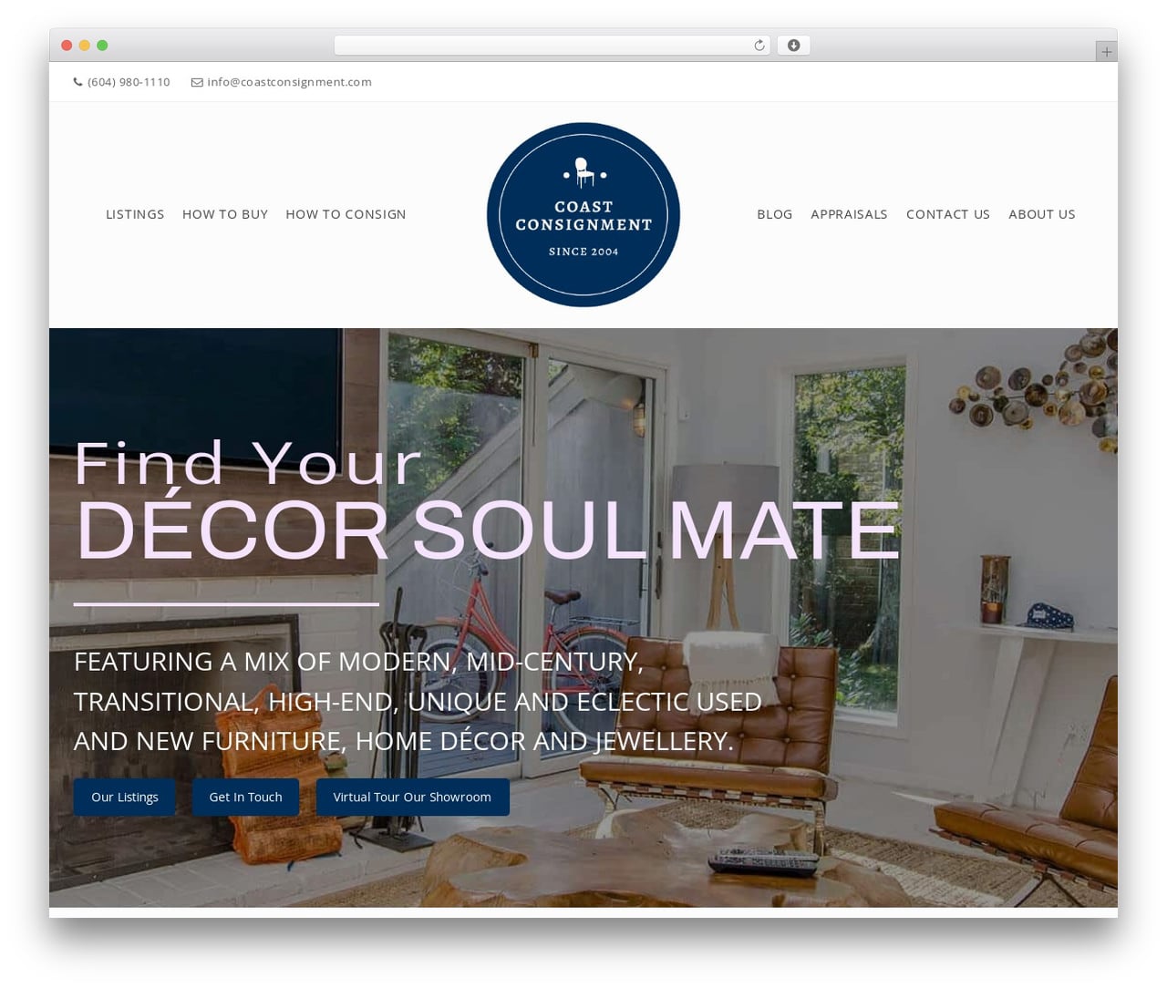 Theme WordPress Coast Consignment - coastconsignment.com