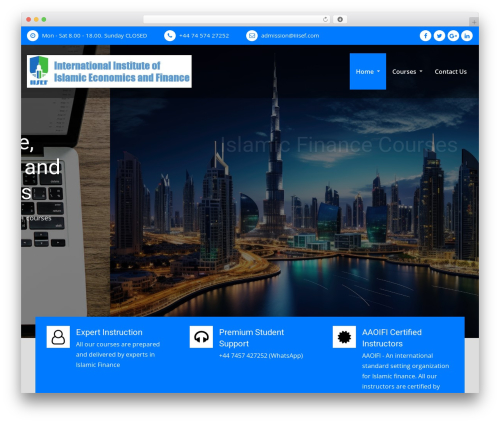 Theme WordPress ConsultStreet - iiisef.com