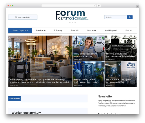 Theme WordPress EWEO - forum-czystosci.com