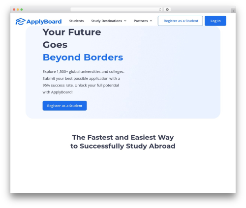 Webify WordPress website theme - www.applyboard.com