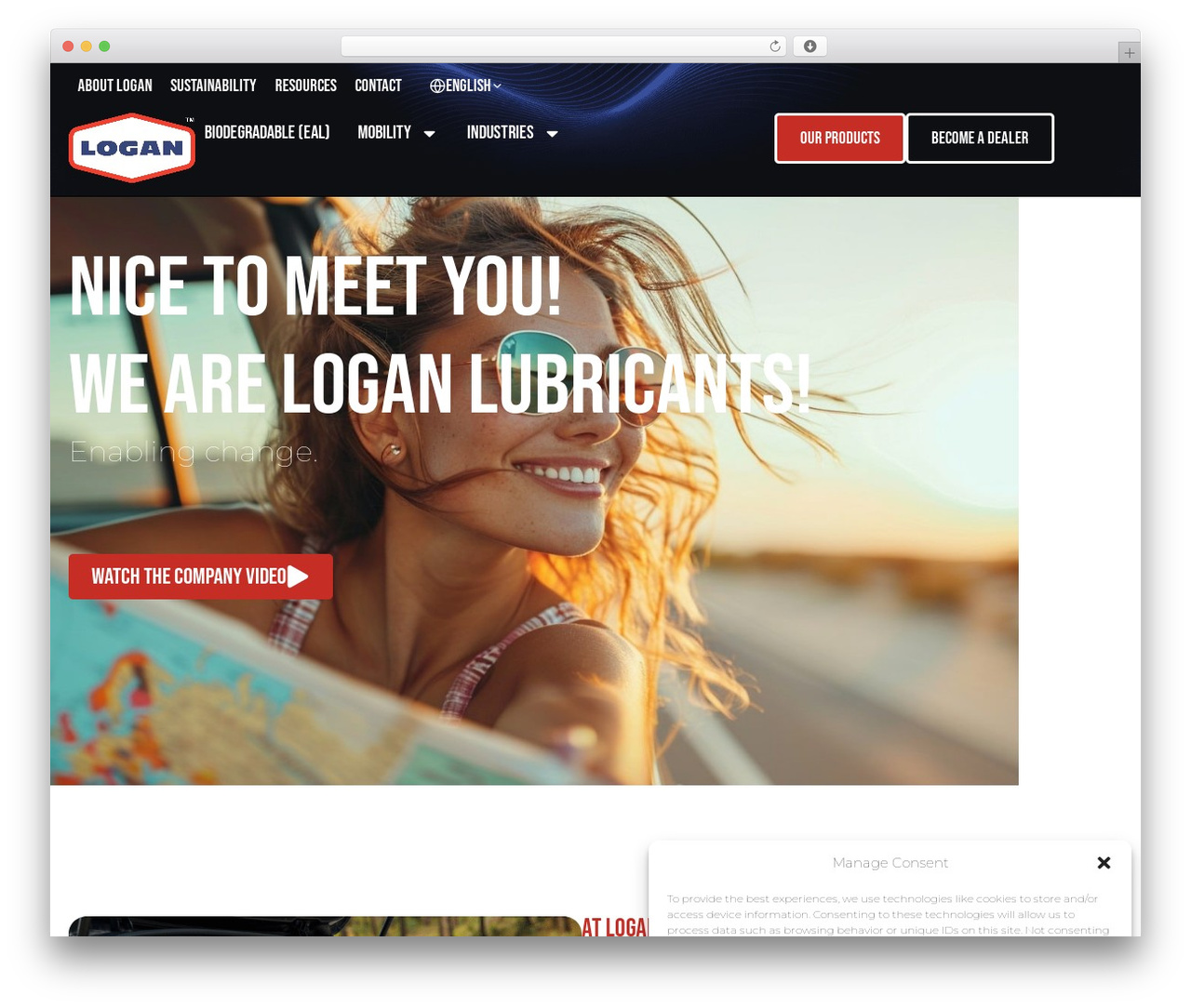 WordPress theme Hello Elementor - logan-lubricants.com