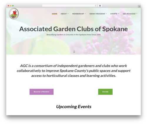 Andre WordPress theme - associatedgardenclubs.org