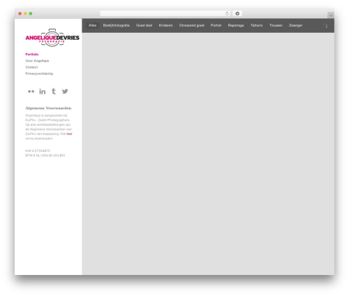 Ink theme WordPress - angeliquedevries.nl