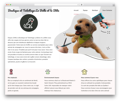 Pawsitive WordPress page theme - toilettagelabelleetlabete.com