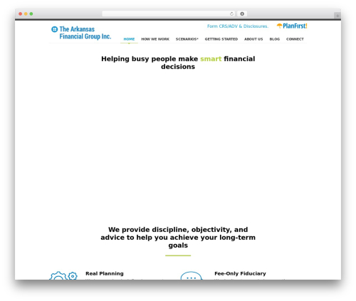 SmartStart WP - Responsive HTML5 Theme theme WordPress - arfinancial.com