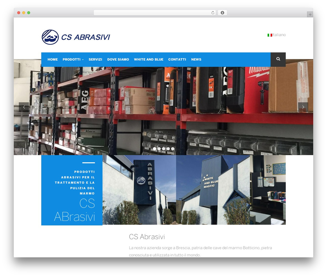Theme WordPress Zero - csabrasivi.it Theme WordPress Zero - csabrasivi.it