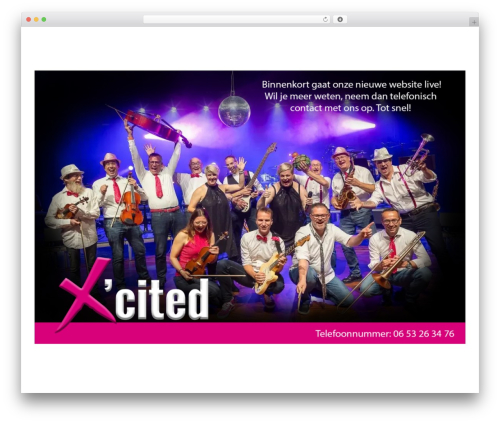 Theme WordPress Flicker - band-xcited.com